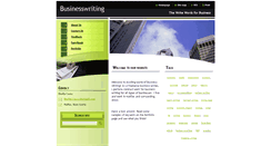 Desktop Screenshot of businesswriting.webnode.com