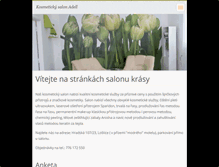 Tablet Screenshot of kosmeticky-salon.webnode.cz