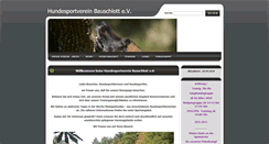 Desktop Screenshot of hundesportverein-bauschlott.webnode.com