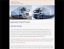 Tablet Screenshot of japaneseusedtrucks.webnode.com