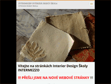 Tablet Screenshot of interierdesignskola.webnode.cz