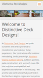 Mobile Screenshot of distinctive-deck-designs.webnode.com
