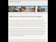 Tablet Screenshot of distinctive-deck-designs.webnode.com