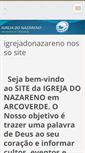 Mobile Screenshot of nazarenoarcoverde.webnode.com.br