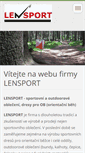 Mobile Screenshot of lensport.webnode.cz