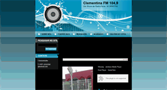 Desktop Screenshot of clementinafm.webnode.com.br