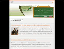 Tablet Screenshot of padrinho-escola.webnode.pt