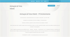Desktop Screenshot of animacao-de-festa-infantil.webnode.com