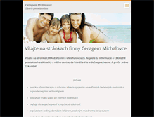 Tablet Screenshot of ceragemmi.webnode.sk
