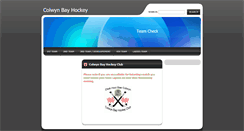 Desktop Screenshot of colwynbayhockey.webnode.com