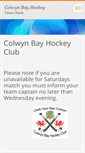 Mobile Screenshot of colwynbayhockey.webnode.com
