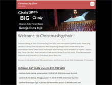 Tablet Screenshot of christmasbigchoir.webnode.com