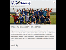 Tablet Screenshot of fksobehrdy.webnode.cz