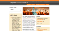 Desktop Screenshot of programa-policial-fator.webnode.com.br