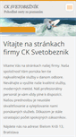 Mobile Screenshot of cksvetobeznik.webnode.sk
