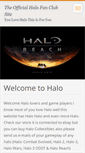Mobile Screenshot of haloofficialfanclub.webnode.com