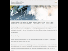 Tablet Screenshot of houtenhekwerktuin.webnode.com