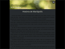 Tablet Screenshot of mariapolis-sp.webnode.com.br