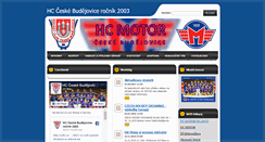 Desktop Screenshot of hokejcb2003.webnode.cz