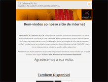 Tablet Screenshot of cultura-e-fe.webnode.pt