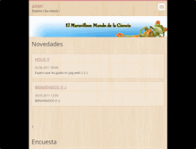 Tablet Screenshot of elmaravillosomundodelaciencia.webnode.es