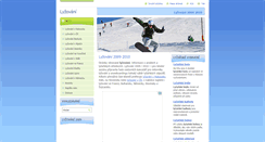 Desktop Screenshot of lyzovani-2009.webnode.cz