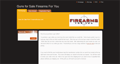 Desktop Screenshot of gunsforsalefirearmsforyou.webnode.com