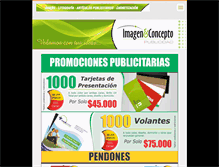 Tablet Screenshot of imagenyconcepto.webnode.com