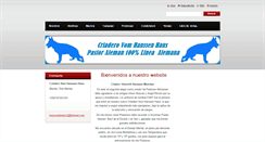 Desktop Screenshot of criaderovomhanssenhaus.webnode.es