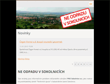 Tablet Screenshot of neodpaduvsokolnicich.webnode.cz