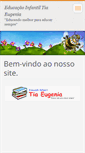 Mobile Screenshot of educacaoinfantiltiaeugenia.webnode.com.br