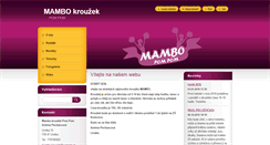 Desktop Screenshot of mambokrouzek.webnode.cz