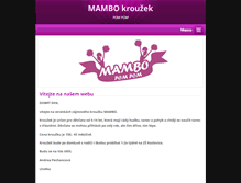 Tablet Screenshot of mambokrouzek.webnode.cz