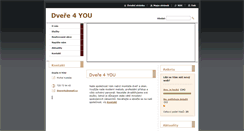 Desktop Screenshot of dvere4u.webnode.cz