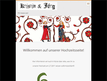 Tablet Screenshot of kristinundjoerg.webnode.com