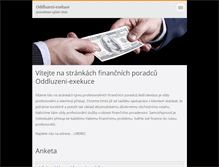 Tablet Screenshot of oddluzeni-exekuce.webnode.cz