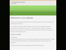 Tablet Screenshot of everythingrandomblogs.webnode.com