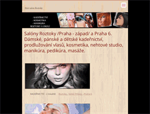 Tablet Screenshot of kadernictvi-roztoky.webnode.cz