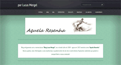 Desktop Screenshot of lucasmergel.webnode.com.br