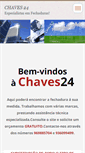 Mobile Screenshot of chaves24-fechaduras.webnode.pt