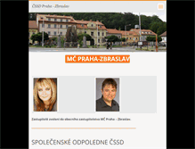 Tablet Screenshot of cssdzbraslav1.webnode.cz