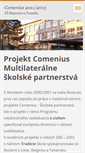 Mobile Screenshot of comenius-bezrucovatn.webnode.sk