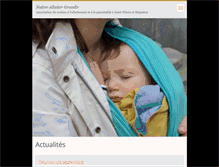 Tablet Screenshot of naitre-allaiter-grandir.webnode.fr