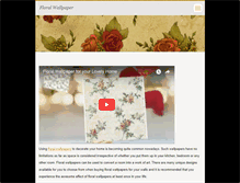 Tablet Screenshot of floralwallpaper.webnode.com