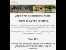 Tablet Screenshot of koneplchov.webnode.cz