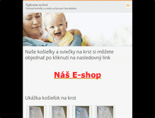 Tablet Screenshot of krst-krst.webnode.sk