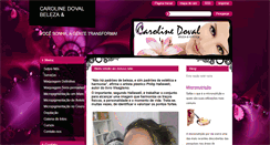 Desktop Screenshot of carolinedoval-estetica.webnode.com.br