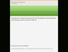 Tablet Screenshot of mensagensdeesperanca.webnode.com.br