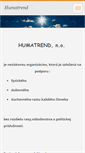 Mobile Screenshot of huma-trend.webnode.sk