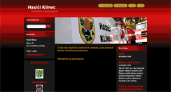 Desktop Screenshot of hasiciklinec.webnode.cz